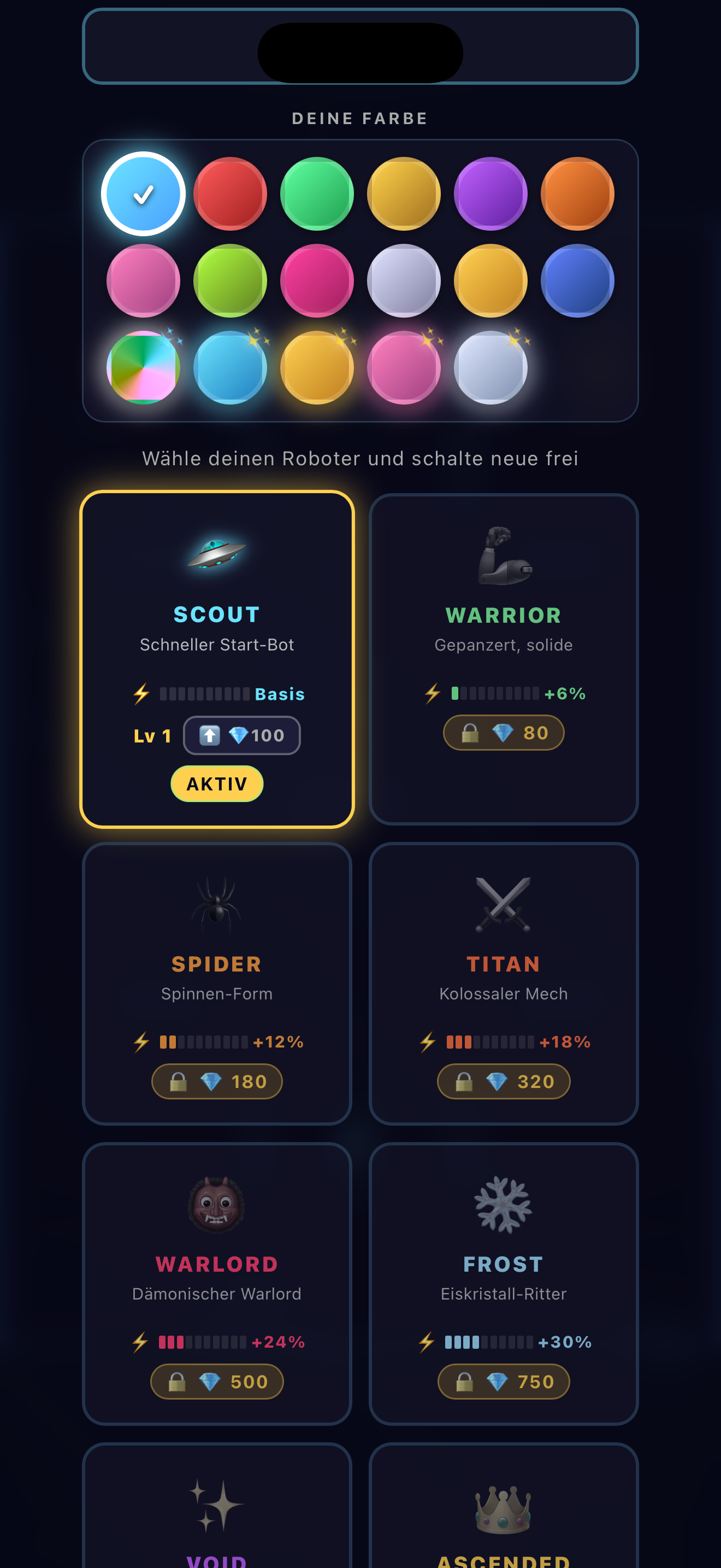 Diamond Bots Screenshot